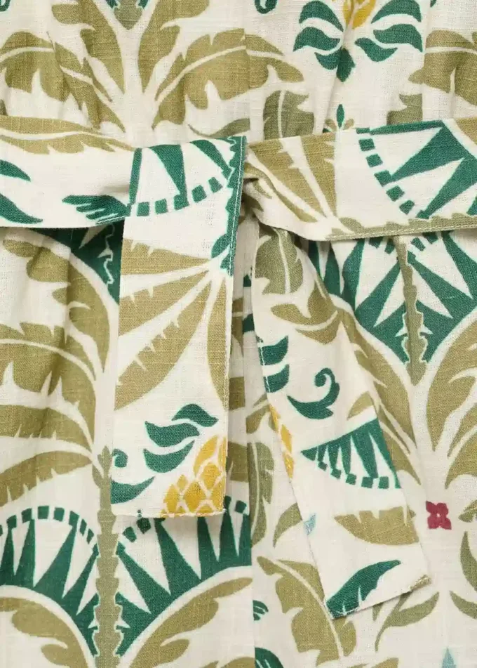Jumpsuit mit tropischem Print