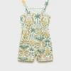 Jumpsuit mit tropischem Print