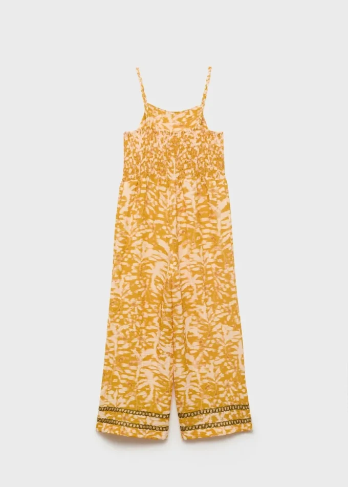 Jumpsuit mit tropischem Print