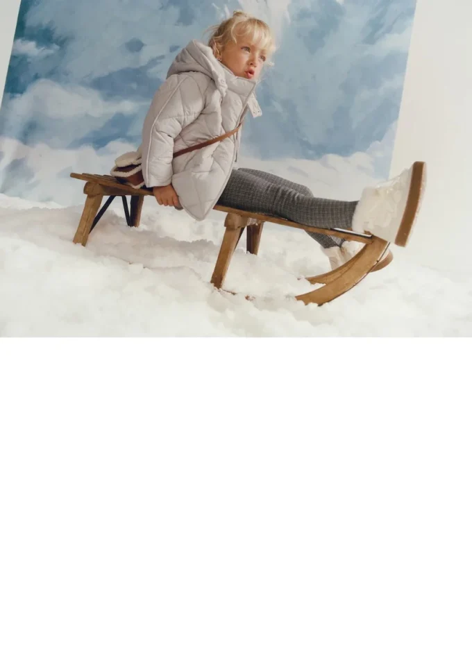 Leggings mit Hahnentrittmuster