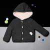 Kapuzenjacke aus Lammfell