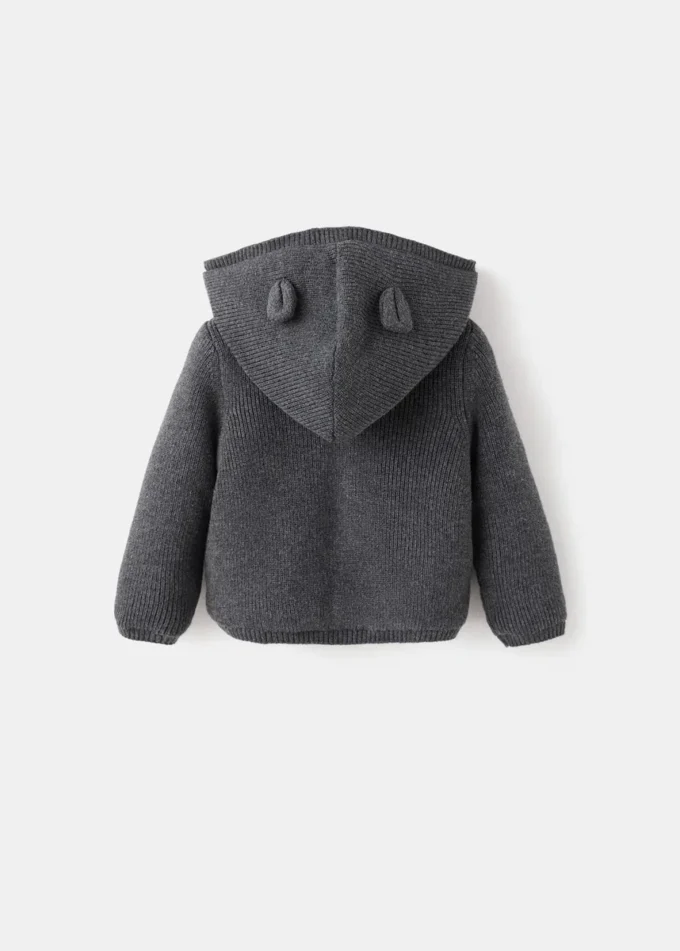 Kapuzenjacke aus Lammfell