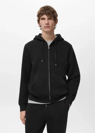 Kapuzenjacke mit Reißverschluss