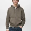 Kapuzenjacke mit Reißverschluss