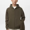 Kapuzenjacke mit Reißverschluss