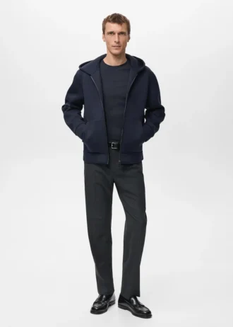 Kapuzenjacke mit Reißverschluss