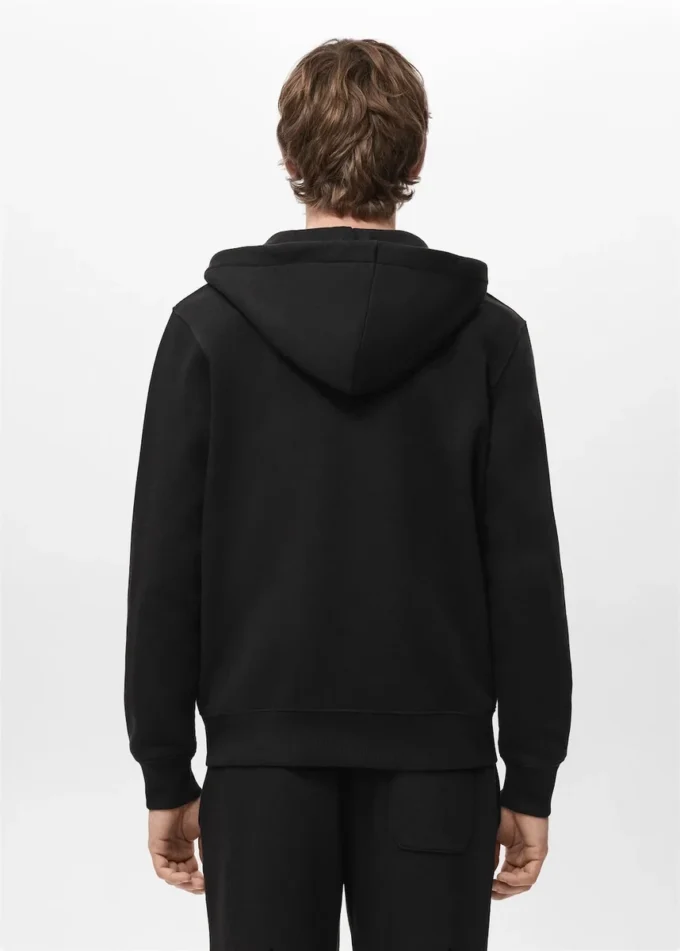 Kapuzenjacke mit Reißverschluss
