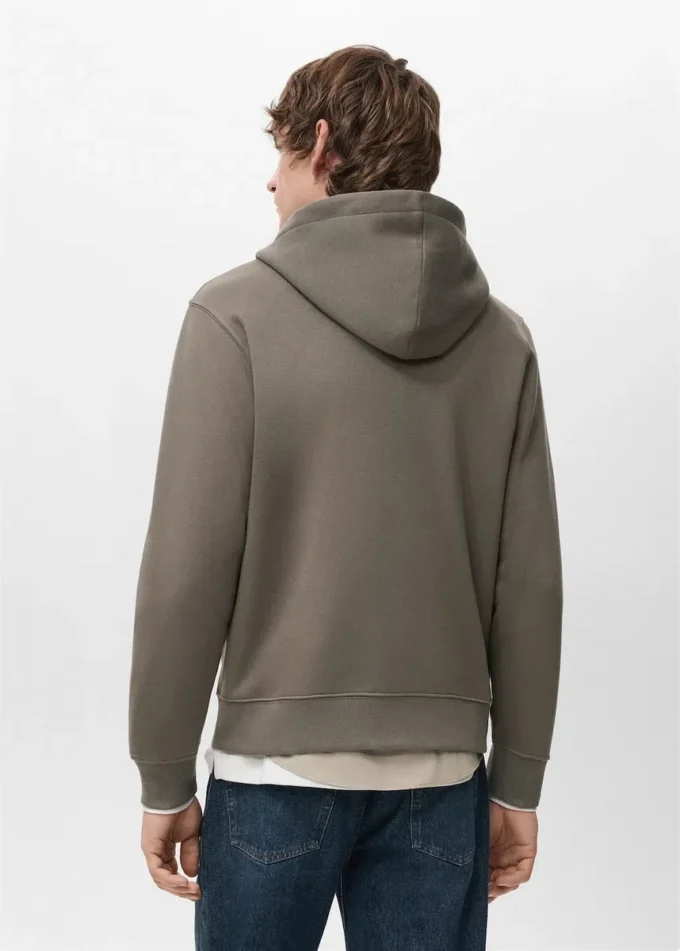 Kapuzenjacke mit Reißverschluss
