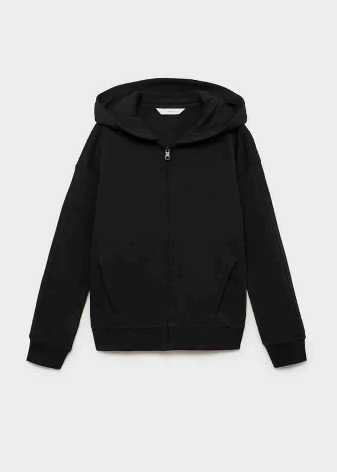 Kapuzenjacke mit Reißverschluss