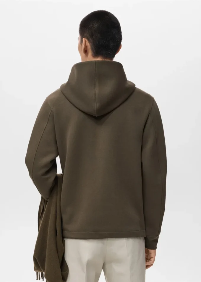 Kapuzenjacke mit Reißverschluss
