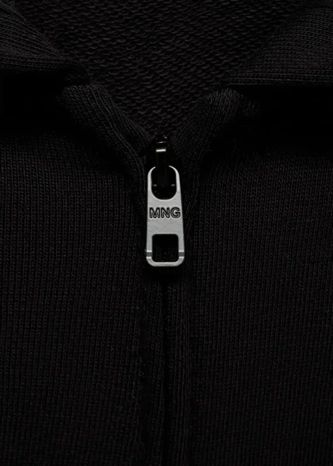 Kapuzenjacke mit Reißverschluss