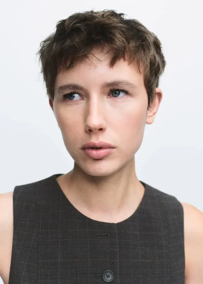 Karierte Anzugweste Karierte Anzugweste