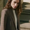 Karierter Anzugblazer