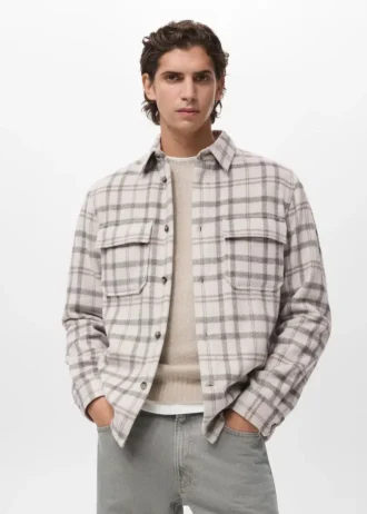 Kariertes Flanell-Overshirt Kariertes Flanell-Overshirt