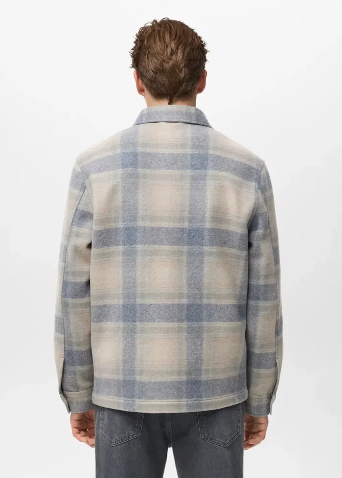 Kariertes Flanell-Overshirt Kariertes Flanell-Overshirt