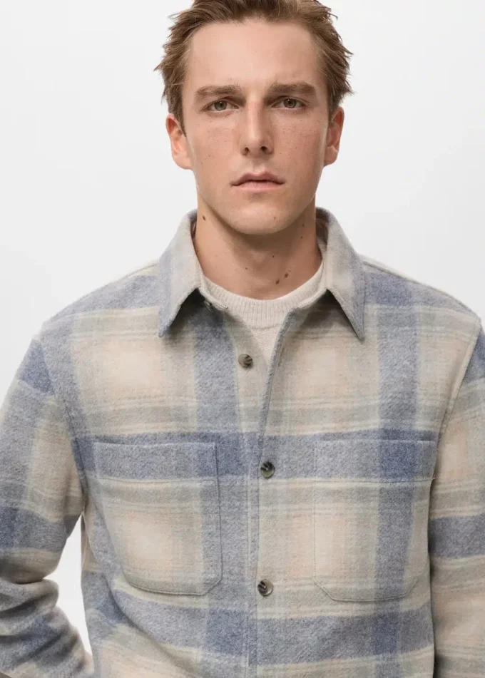 Kariertes Flanell-Overshirt Kariertes Flanell-Overshirt