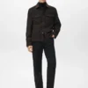 Kariertes Overshirt aus Wollmischung Kariertes Overshirt aus Wollmischung