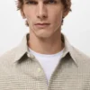 Kariertes Overshirt aus Wollmischung Kariertes Overshirt aus Wollmischung
