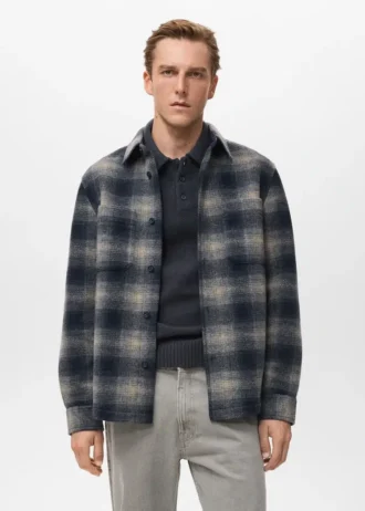 Kariertes Overshirt mit Taschen Kariertes Overshirt mit Taschen