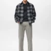 Kariertes Overshirt mit Taschen Kariertes Overshirt mit Taschen