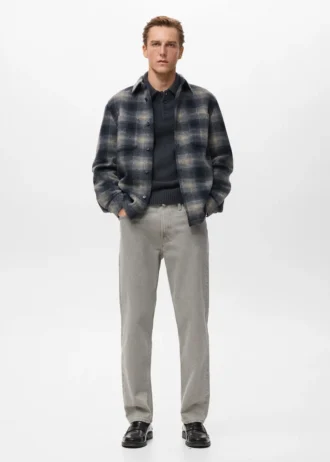 Kariertes Overshirt mit Taschen Kariertes Overshirt mit Taschen