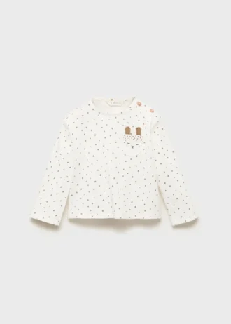 Kitty-T-Shirt mit Tasche