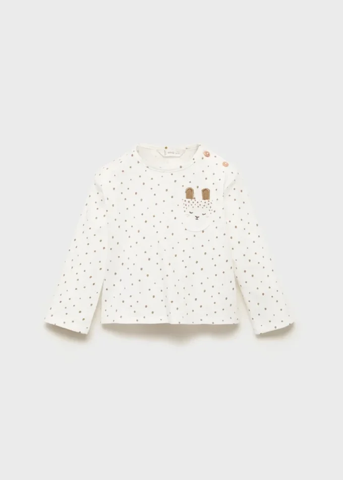 Kitty-T-Shirt mit Tasche Kitty-T-Shirt mit Tasche
