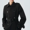 Klassischer Trenchcoat aus 100 % Baumwolle