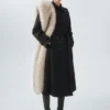 Klassischer Trenchcoat aus 100 % Baumwolle