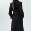 Klassischer Trenchcoat aus 100 % Baumwolle