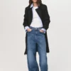 Klassischer Trenchcoat mit Gürtel
