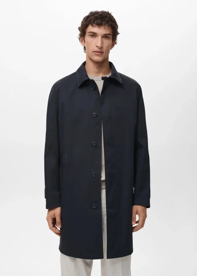 Klassischer wasserabweisender Trenchcoat Klassischer wasserabweisender Trenchcoat