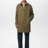 Klassischer wasserabweisender Trenchcoat Klassischer wasserabweisender Trenchcoat