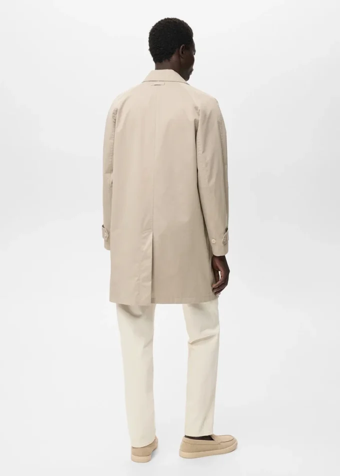 Klassischer wasserabweisender Trenchcoat Klassischer wasserabweisender Trenchcoat