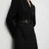 Kleid im Blazer-Stil mit Gürtel Kleid im Blazer-Stil mit Gürtel
