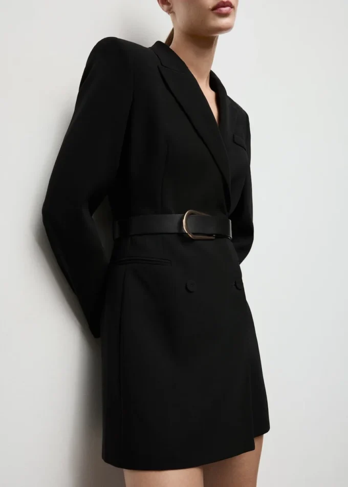 Kleid im Blazer-Stil mit Gürtel Kleid im Blazer-Stil mit Gürtel