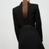 Kleid im Blazer-Stil mit Gürtel Kleid im Blazer-Stil mit Gürtel