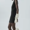 Kleid mit aufgenähter Tasche Kleid mit aufgenähter Tasche