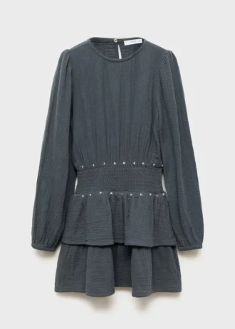 Kleid mit Rüschen und Pailletten Kleid mit Rüschen und Pailletten