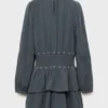 Kleid mit Rüschen und Pailletten Kleid mit Rüschen und Pailletten