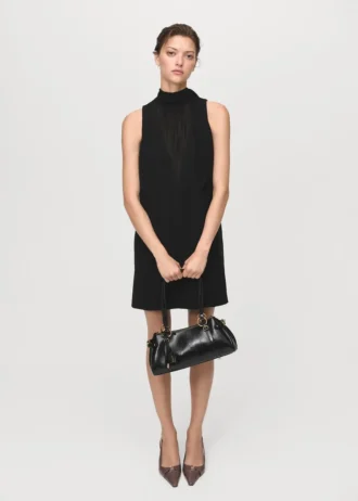 Kleid mit Schleifenausschnitt