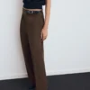 Kombinierte Hose mit Gürtel