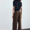 Kombinierte Hose mit Gürtel