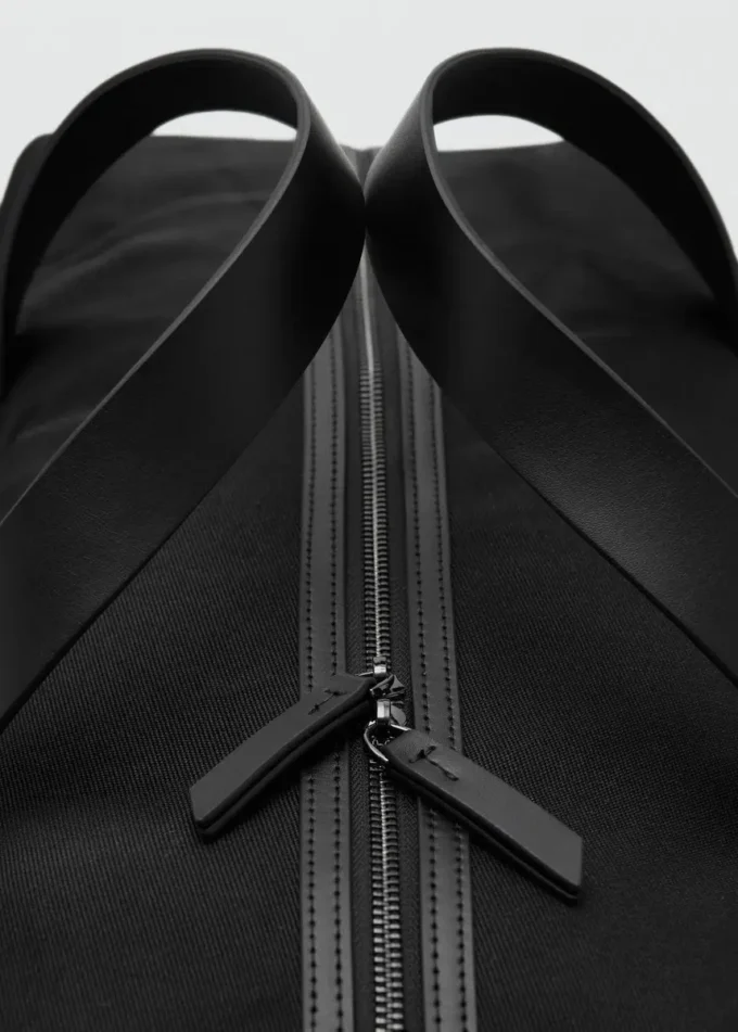 Kombinierte Leder-Bowlingtasche