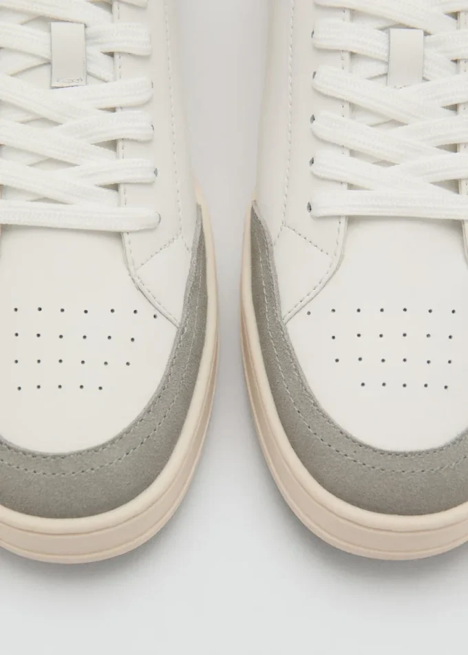 Kombinierte Ledersneaker Kombinierte Ledersneaker