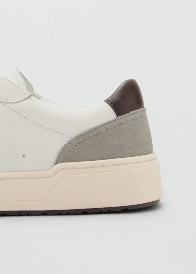 Kombinierte Ledersneaker Kombinierte Ledersneaker