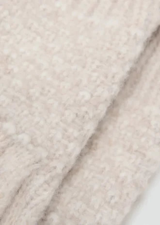Kombinierte Strickhandschuhe