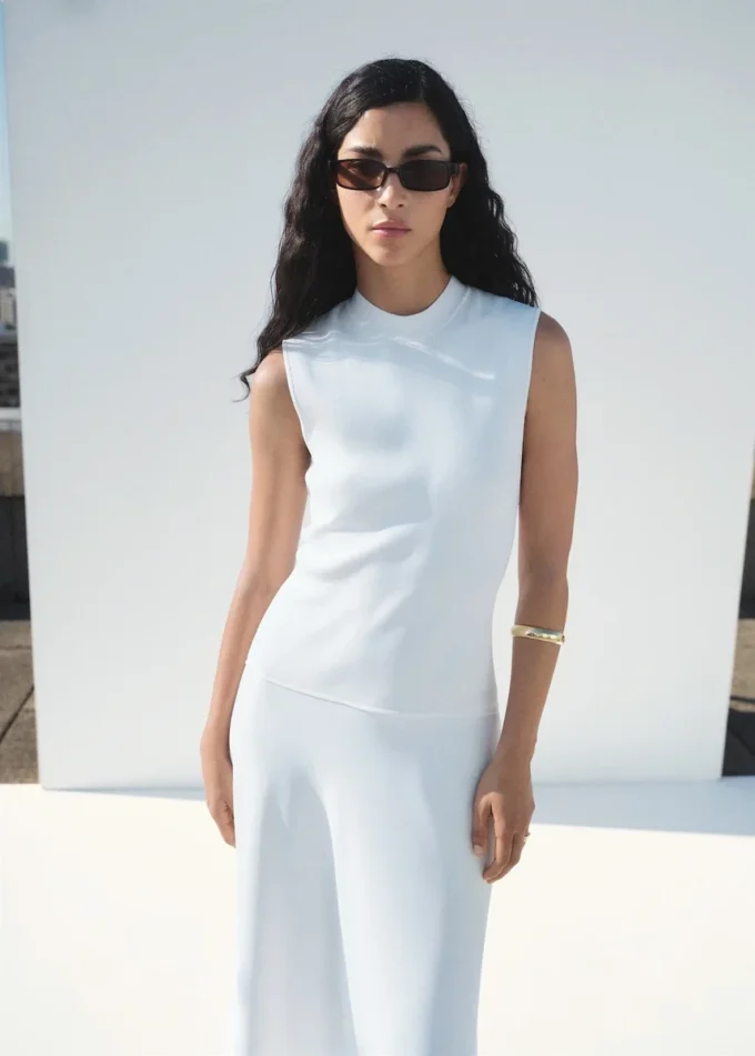 Kombiniertes langes Kleid Kombiniertes langes Kleid