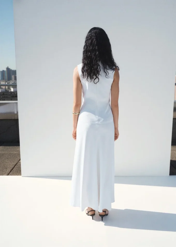 Kombiniertes langes Kleid Kombiniertes langes Kleid