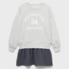 Kombiniertes Sweatshirtkleid Kombiniertes Sweatshirtkleid